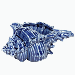 Figur shell blått 17cm