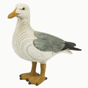 Figur måke stående 15cm