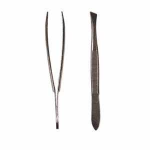 Pinsett skrå tupp metall