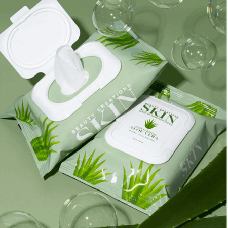 Sminkefjerner servietter aloe vera