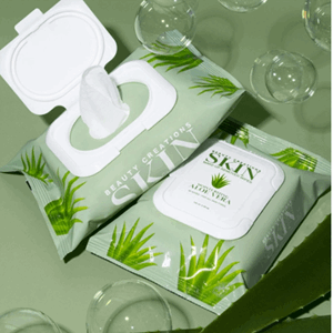 Sminkefjerner servietter aloe vera