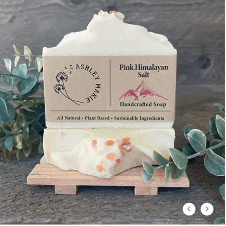Såpe Rosa himalaya salt 100% naturlig