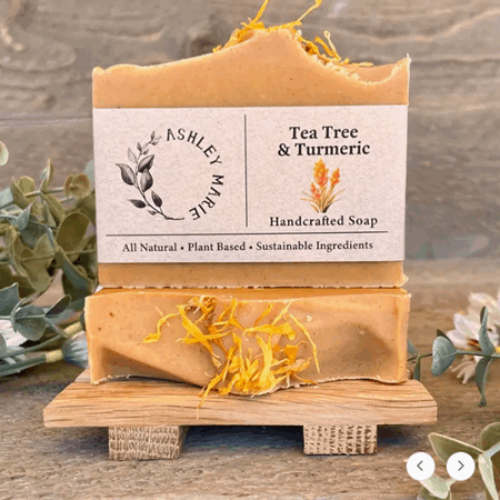 Såpe tea tree & tumeric 100% naturlig