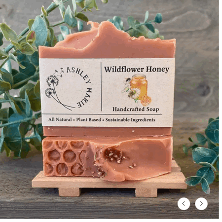 Såpe willblomst & honning 100% naturlig