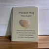 Stein rose quartz pocket hug