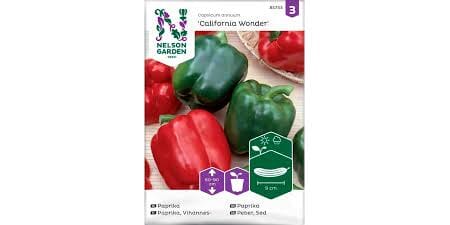 Frø paprika california wonder