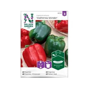 Frø paprika california wonder