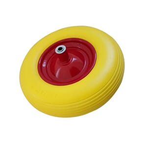 Dekk med felg trillebår 4,00/8 punkteringsfri til hagebår