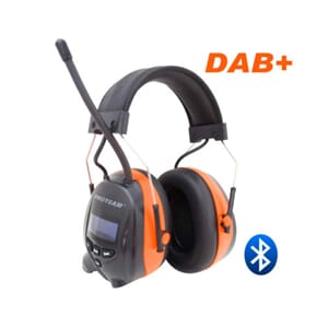 Hørselvern DAB+ øreklokke sort voksen 3m
