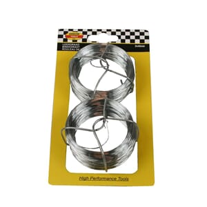 Jerntråd 1mmx40m 2stk galv tråd galvanisert jernbinder