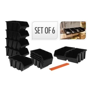 Reolbokser 4 stk sorte kman