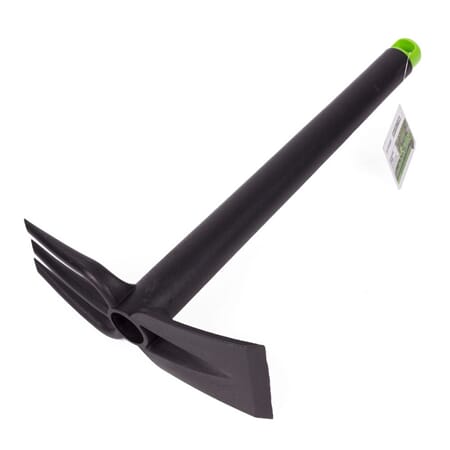 Plantespade 2i1 spade og hagerive plast