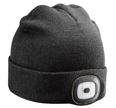 Lue med lys oppladbar 180lm