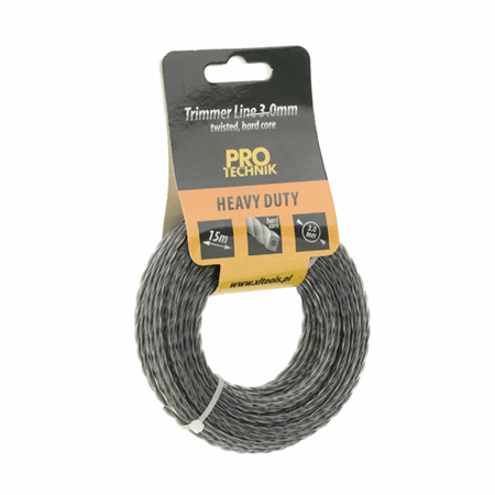 Trimmertråd 2,4mm 15m forsterket