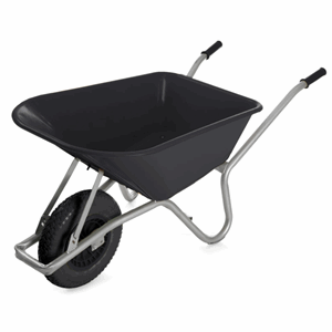 Trillebår 85liter hagebåren MÅ HENTES 145x58x60