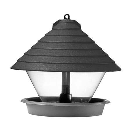 Fuglehus kåtan montert 27cm sort matt