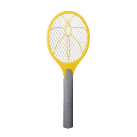 Insektsfanger gul racket 46cm mygg tennis eletrisk drep
