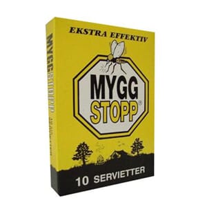 Myggstopp servietter 10stk myggservietter