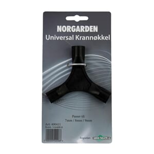 Krannøkkel universal 7/8/9/10mm Norgarden vannuttak