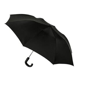 Paraply sort herre liten sammenleggbar enkel