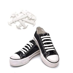 Skolisse elastisk hvit 1par