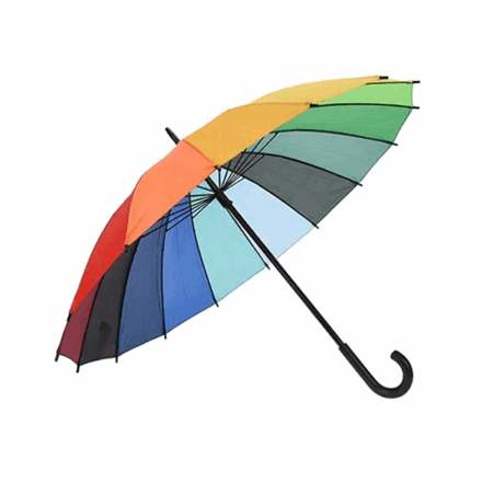Paraply regnbue 53cm