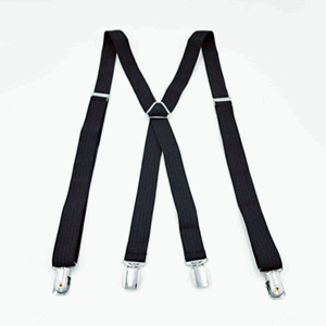 Bukseseler sorte 2,5 cm til herrer