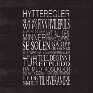 Serviett hyttergler 33x33cm 20pk