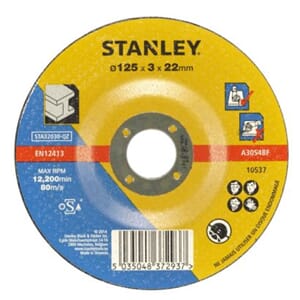 Kappeskive alu 125mm 3mm stanley Metall