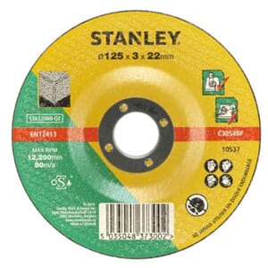 Kappeskive stein 125mm 3mm stanley