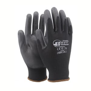 Hanske montering sort monteringshanske pu str 9 dame