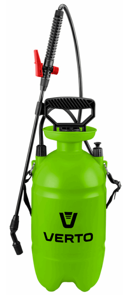 Lavtrykksprøyte grønn 5liter lavtrykk sprayflaske verto