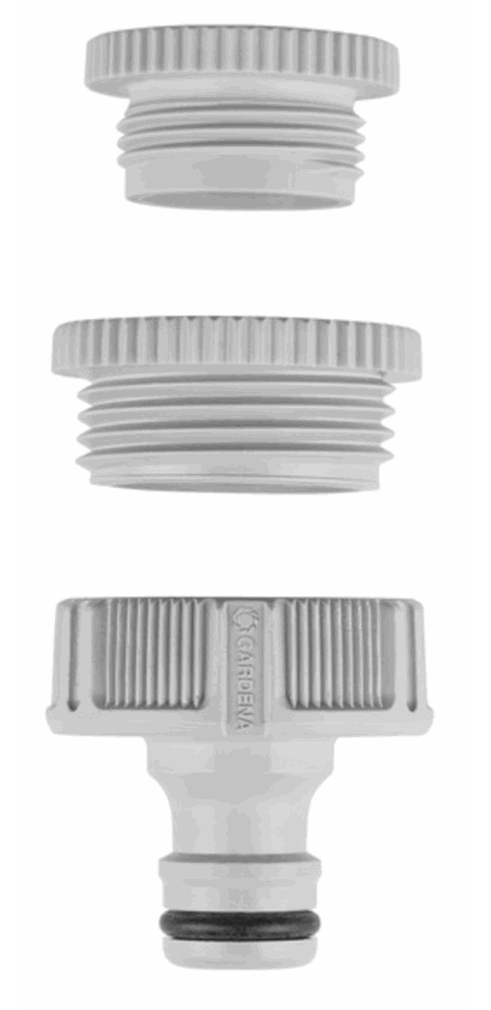 Krankobling 1" adapter 3/4 og 1/2 gardena
