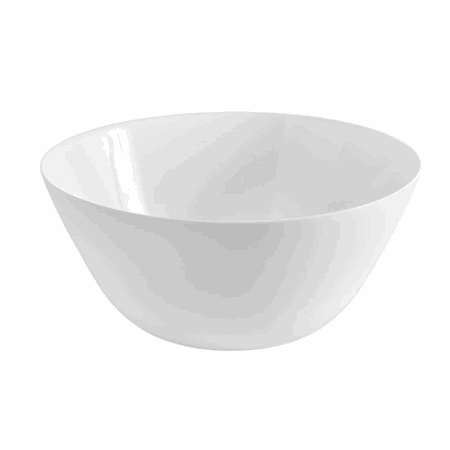 Skål 24cm hvit porselen