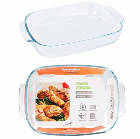 Ildfast form rektangulær 3,8liter