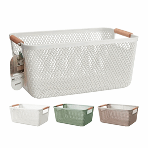 Kurv plast 31x20x14cm ass