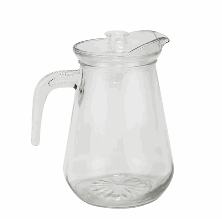 Glassmugge 1 liter