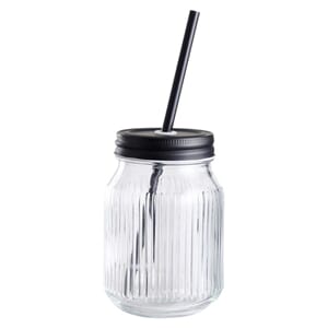 Drikkeglass med sugerør