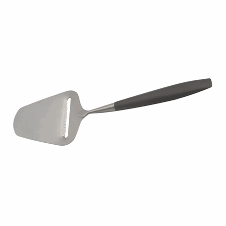 Ostehøvel i sort plast riller Gastromax