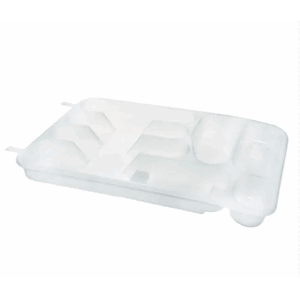 Bestikk skuff hvit 48x32cm