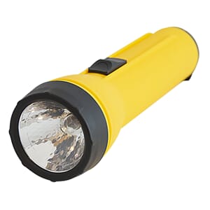 Lommelykt enkel og grei lykt gul/sort