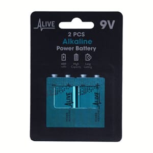 Batteri 9V kodak alive 2pk