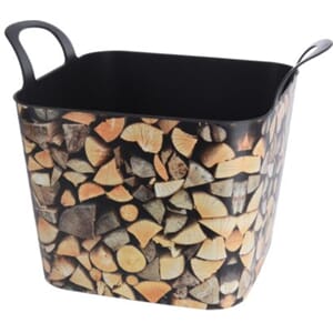 Vedkurv 53x40x38cm vedkjele plast