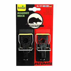 Musefeller 2stk plast/metall