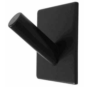 Knagg sort selvklebende HOME IT 4cm