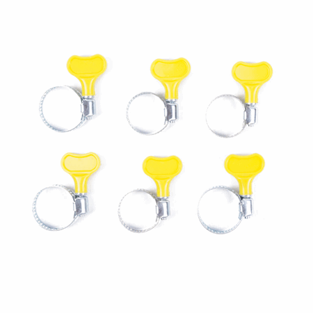 Slangeklemme set 6deler juserbar