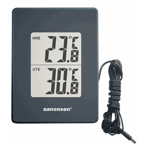 Termometer inne og ute digital min/max