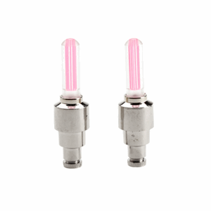 Sykkel led lys rosa 2pk