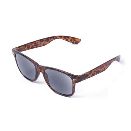 Solbrille brun 2+ med styrke mønster