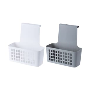 Baderomshylle med krok grå/hvit